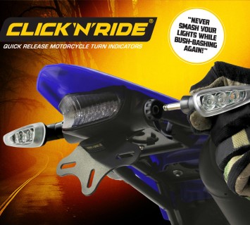 Nowość ! Homologowane kierunkowskazy quick release marki CLICK'N'RIDE